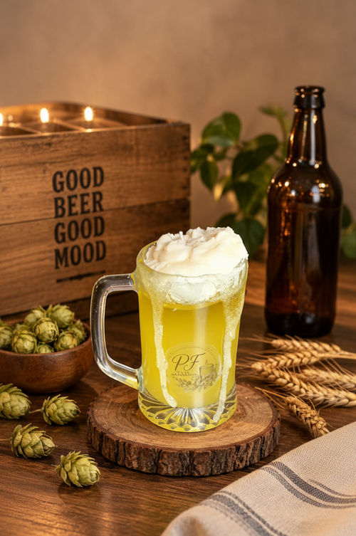 Vela jarra de cerveza - más espacio alrededor